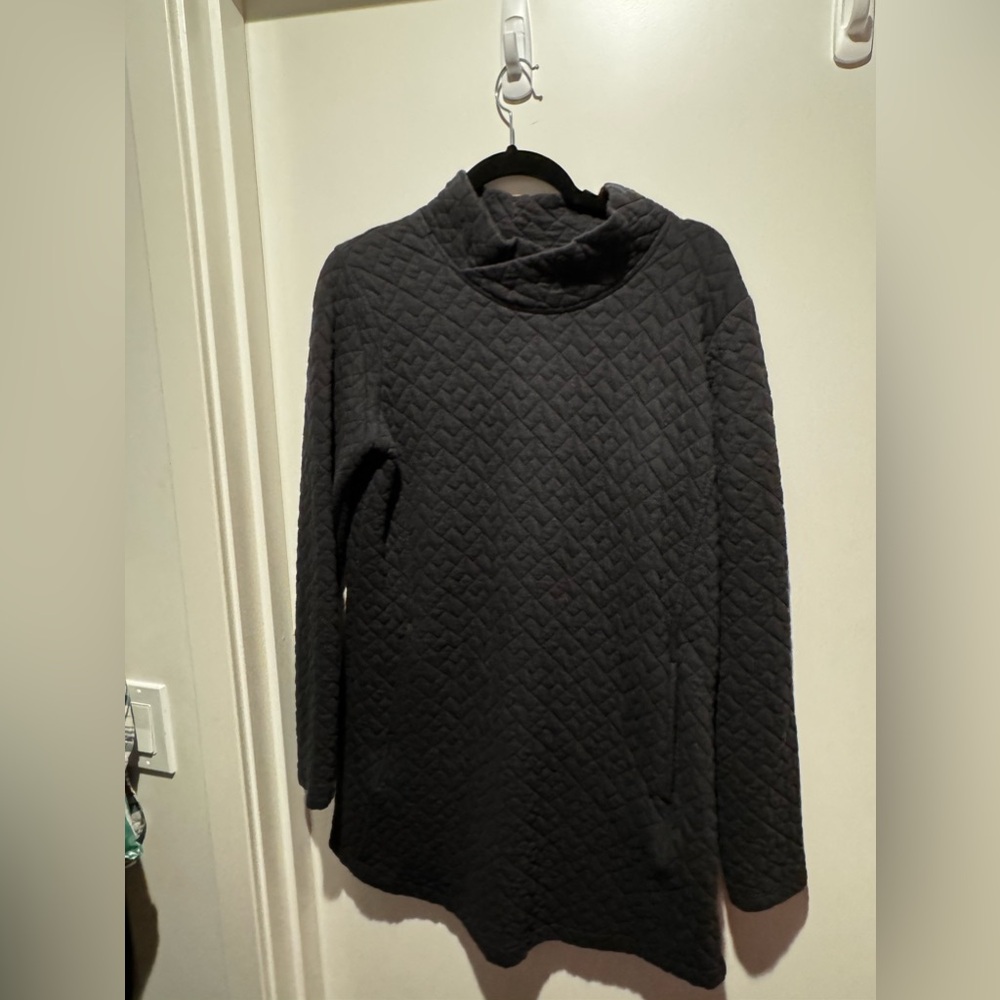 Black Columbia long sweater